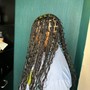 Medium/Large knotless braids. Message before booking