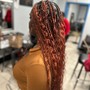 Medium/Large knotless braids. Message before booking