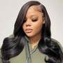 Double Part Sew In : Side Part + Middle