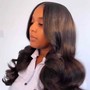 Double Part Sew In : Side Part + Middle