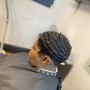 Finger Wave on chemical treated hair