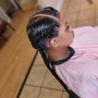 Feed in braids  only 2