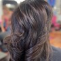 Women's Trim wet hair