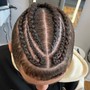 Kid's Braids with hair added