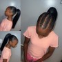 Straight back braids