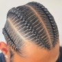 Men's Six To Eight Cornrow