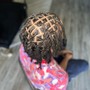 Kid's Large Regular BoxBraids W/ Hair Included (Color 1B,27&30)