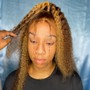 Closure wig install