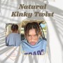 Small Natural Kinky Twist (w/Shaved Sides)