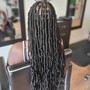 Medium faux locs