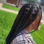 Medium Knotless braids