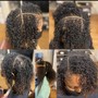 Loc Maintenance W/ CURLS (perm rods)