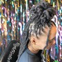 Invisible/ illusion Locs (Hair included)