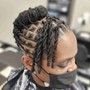 Small loc retwist basic Style