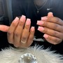 Gel Manicure with French tip