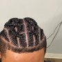 Men’s Braids- Half head