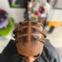 Stitch Braids / Feed-in Braids add on length Butt