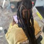 Stitch Braids /Feed-in Braids add on length Lower back