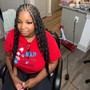 Braid down for wig/sew in install