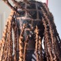 Medium soft locs *waist length*