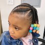 Kid's Ponytail with Beads