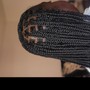 Instant locs half head (short/medium length)