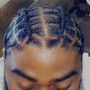 4 or less Cornrows