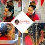 "Elevate Your Look with a Sophisticated Loc Updo – Timeless Beauty and Grace!"