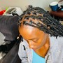 Single faux loc braid