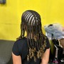 Large Knotless Braids