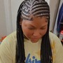 Kids Meduim lemonade Braids