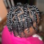 Kid's two strand twist