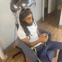 Locs Retwist Pass shoulder length