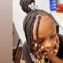 Kid's Braids with Natural hair