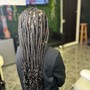 Knotless braids butt length