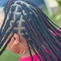 Kid's boho knotless Braids