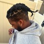 Loc Re-twist (Men w/shaved sides)