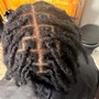 Loc Re-twist (Men w/shaved sides)