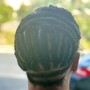 Small Natural Kinky Twist (w/Shaved Sides)