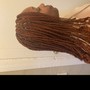 Large Knotless Braids