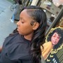 Full Sew In (natural hair leave out)