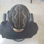 Cornrows hair included