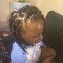 Kid's Braids (cornrows or two strand twist) no hair added