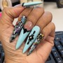 Basic nail art- 2 fingers