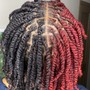 Large knotless braids