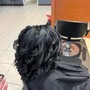 Natural Hair Silk Press Straightening