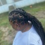 Loc Knot ponytail