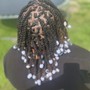 Premium Loc Style (scalp braids/ braids styles/loc petals