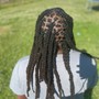 Loc Re-twist timely 2 strands or braids (pelvic/butt length)