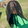 Invisible locs touch up (crown/halfback)